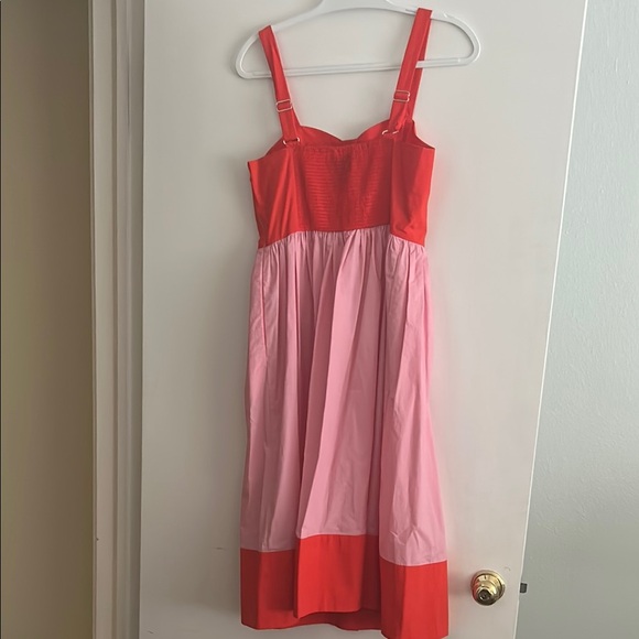 Kate Spade Red and Pink Button-Down Dress - Picture 3 of 4